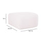 Gorge Ottoman - Cream - Image 8