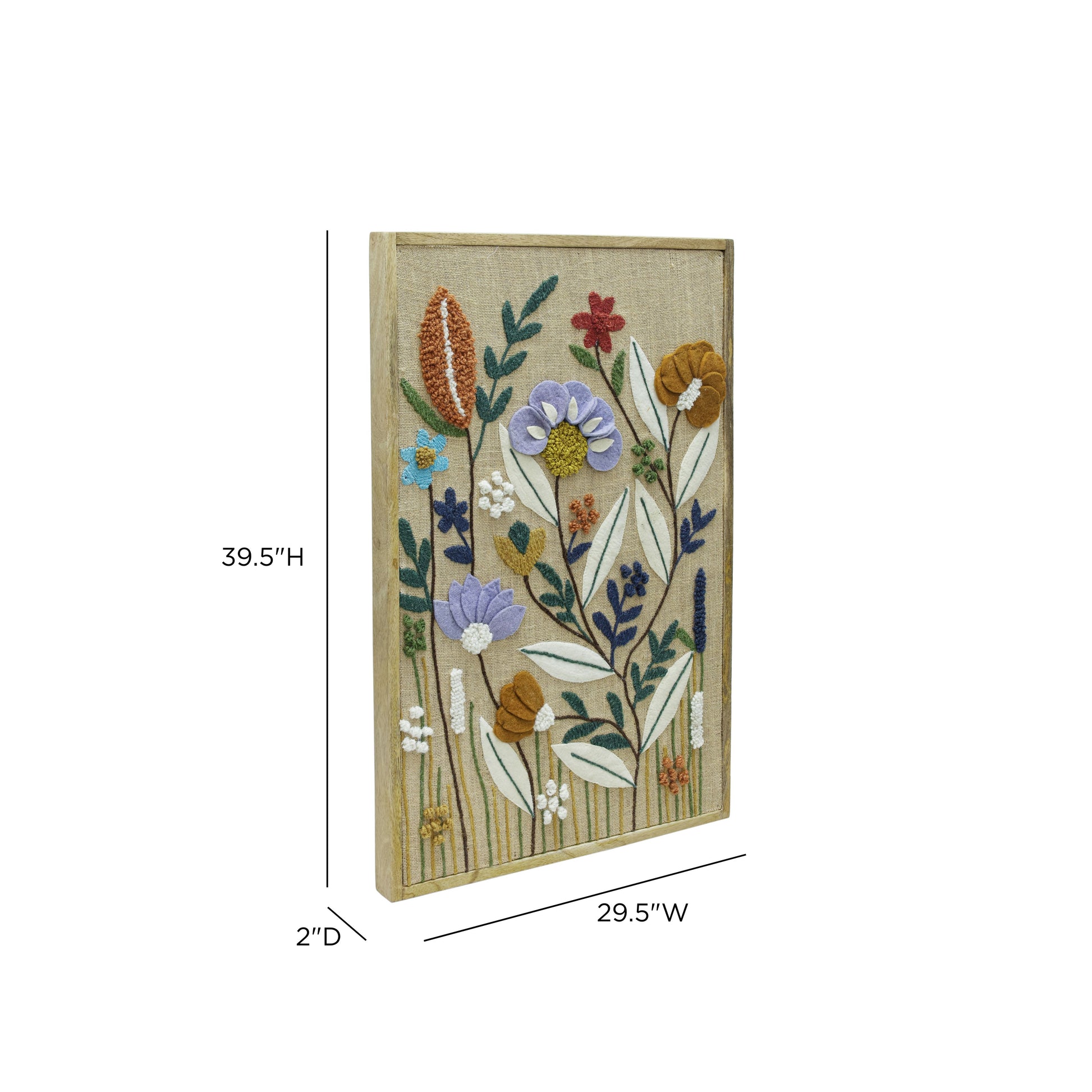 Muro "Sprout" Embroidered Wall Art - Large - Image 6
