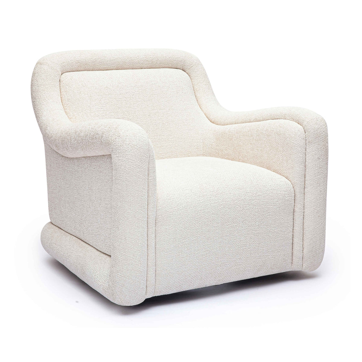 Charli Performance Swivel Chair - Off-White - Image 1