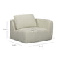 Noor Modular Corner Chair - Wheat / RAF - Image 7