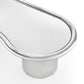 Sorya 51" Chrome Coffee Table - Image 3