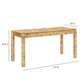Berri 60" Natural Burl 3-Drawer Work Desk - Image 8