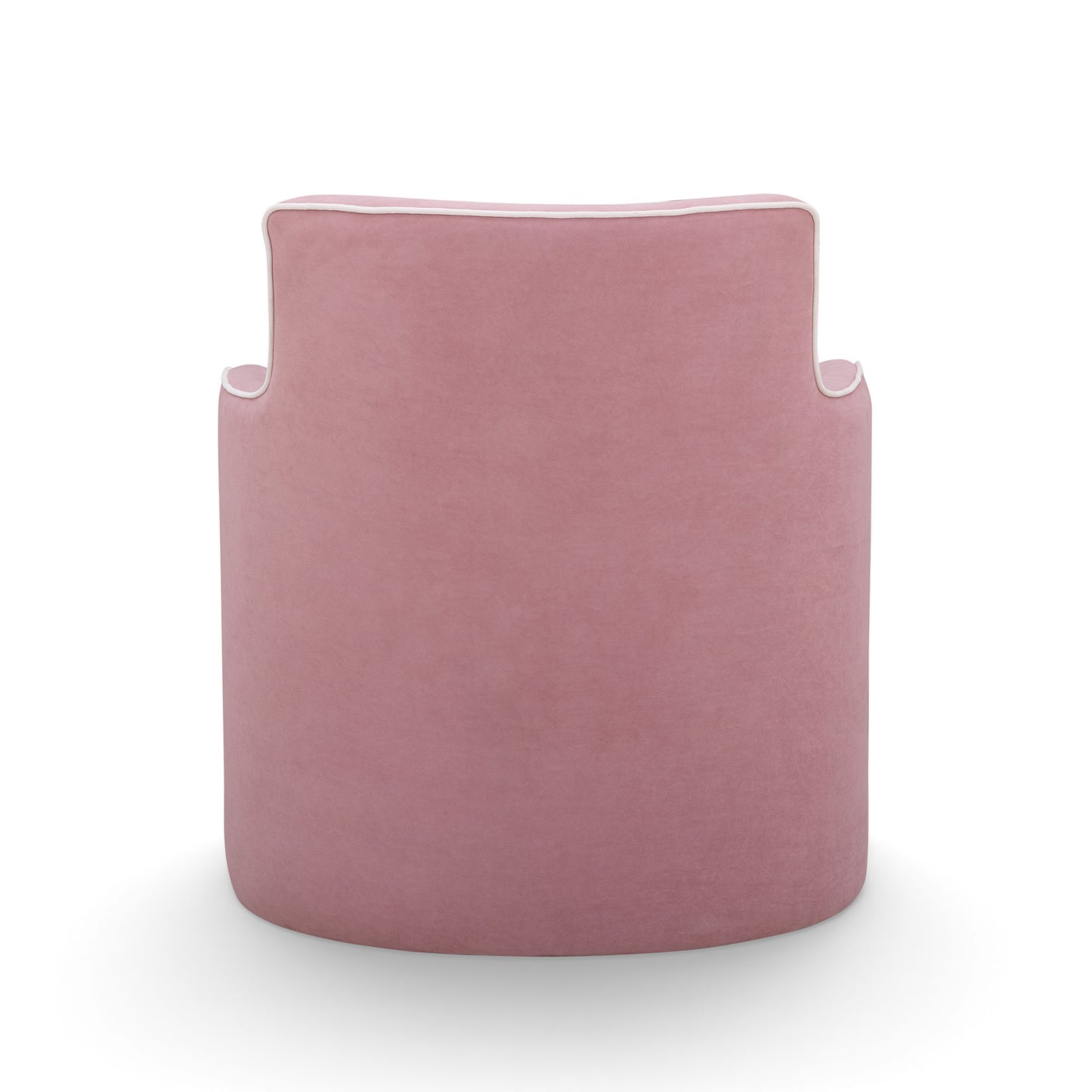 Passe Tasseled Velvet Swivel Accent Chair - Pink - Image 4