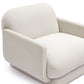 Azalea Performance Velvet Accent Chair - Cream - Image 5