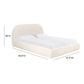 Bara Performance Velvet Bed - Cream / Queen - Image 7