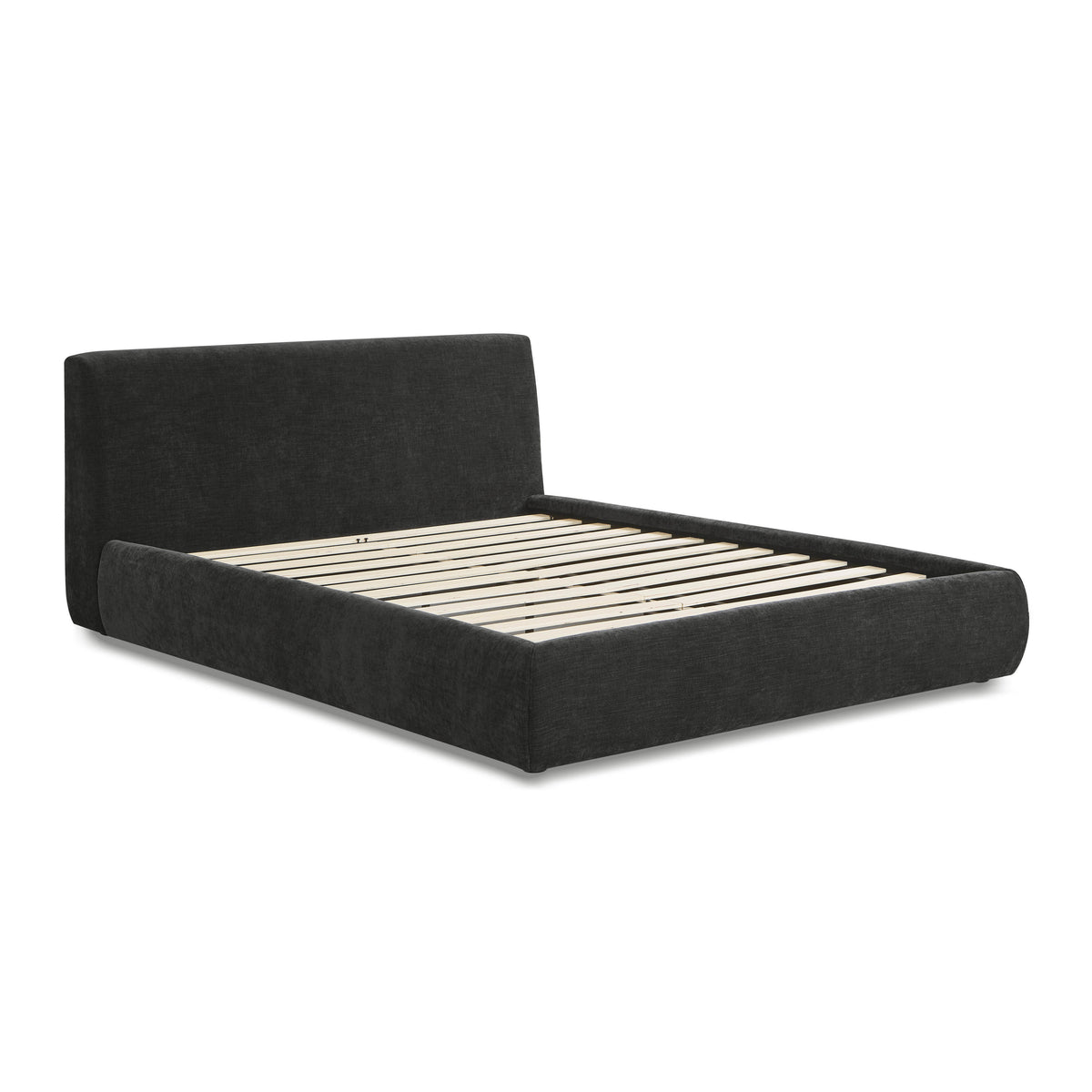Isla Upholstered Bed - Charcoal / Queen - Image 6