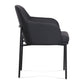 Sydney Performance Vegan Leather Armchair - Set of 2 - Black - Image 5