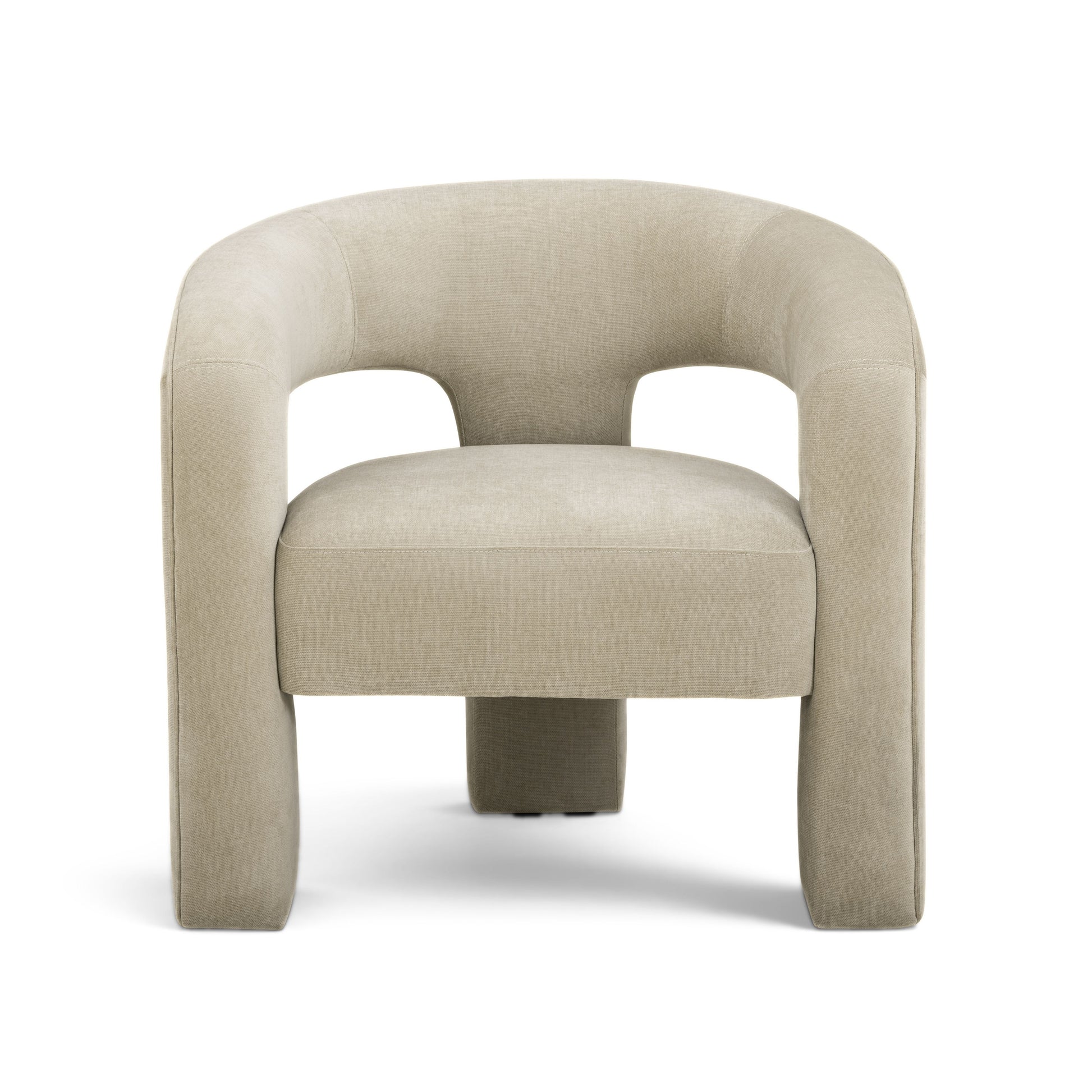 Malone Accent Chair - Taupe - Image 2
