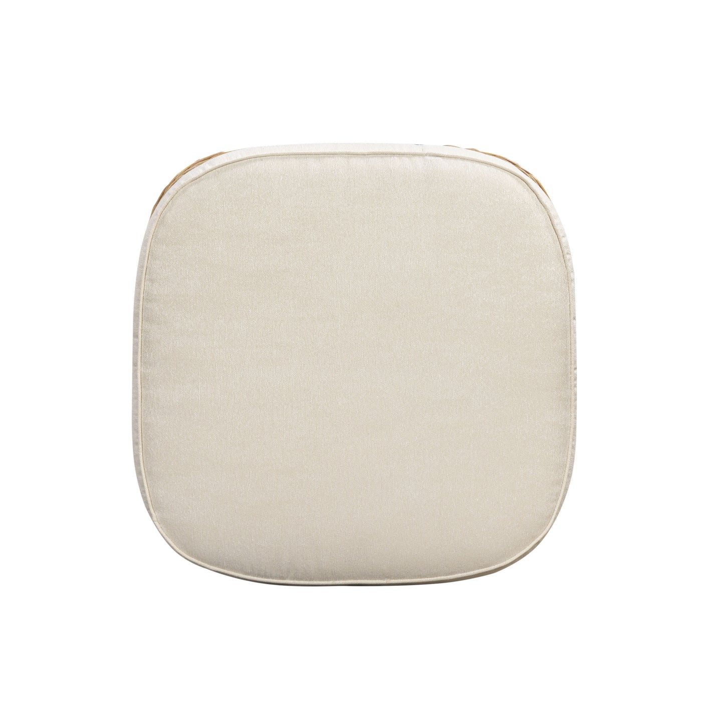 Axel Boucle Outdoor Ottoman - Cream - Image 4