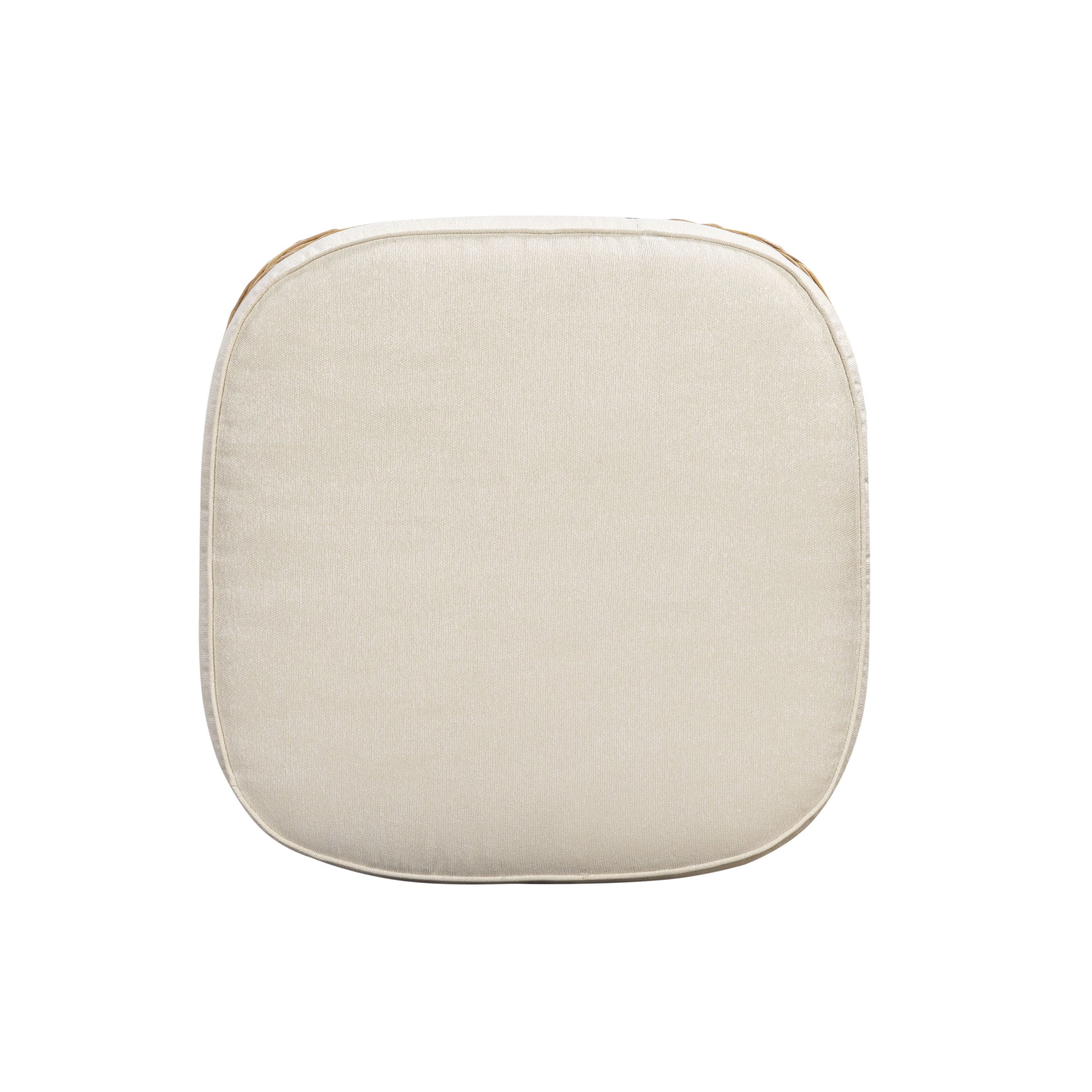 Axel Boucle Outdoor Ottoman - Cream - Image 4