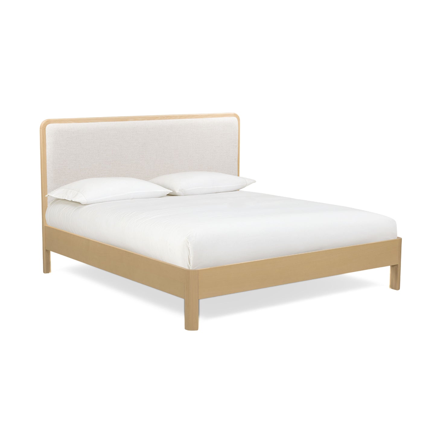 Rafaelle Natural Solid Ash King Bed - Image 2