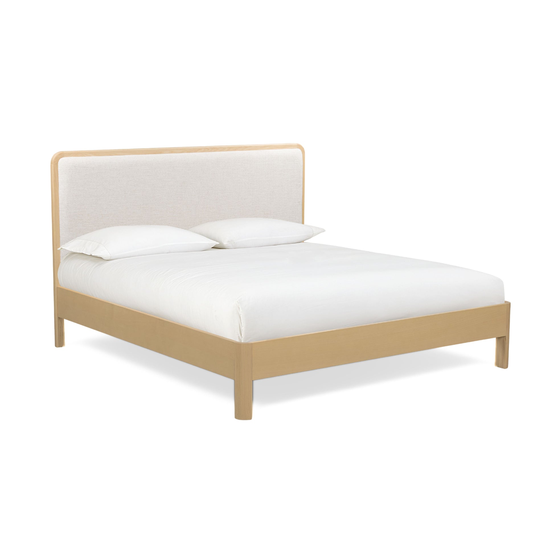 Rafaelle Natural Solid Ash King Bed - Image 2
