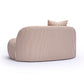 Carraway 59" Loveseat - Brown Stripes - Image 5