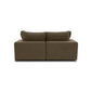 Cali 80" Modular Loveseat - Chocolate Brown - Image 5