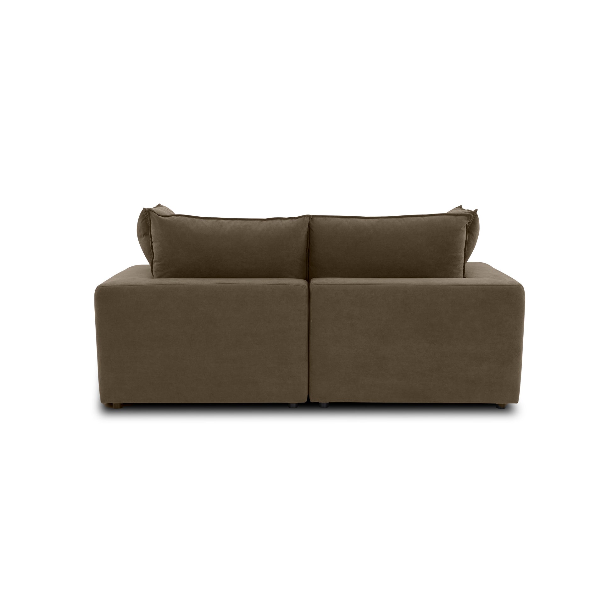 Cali 80" Modular Loveseat - Chocolate Brown - Image 5