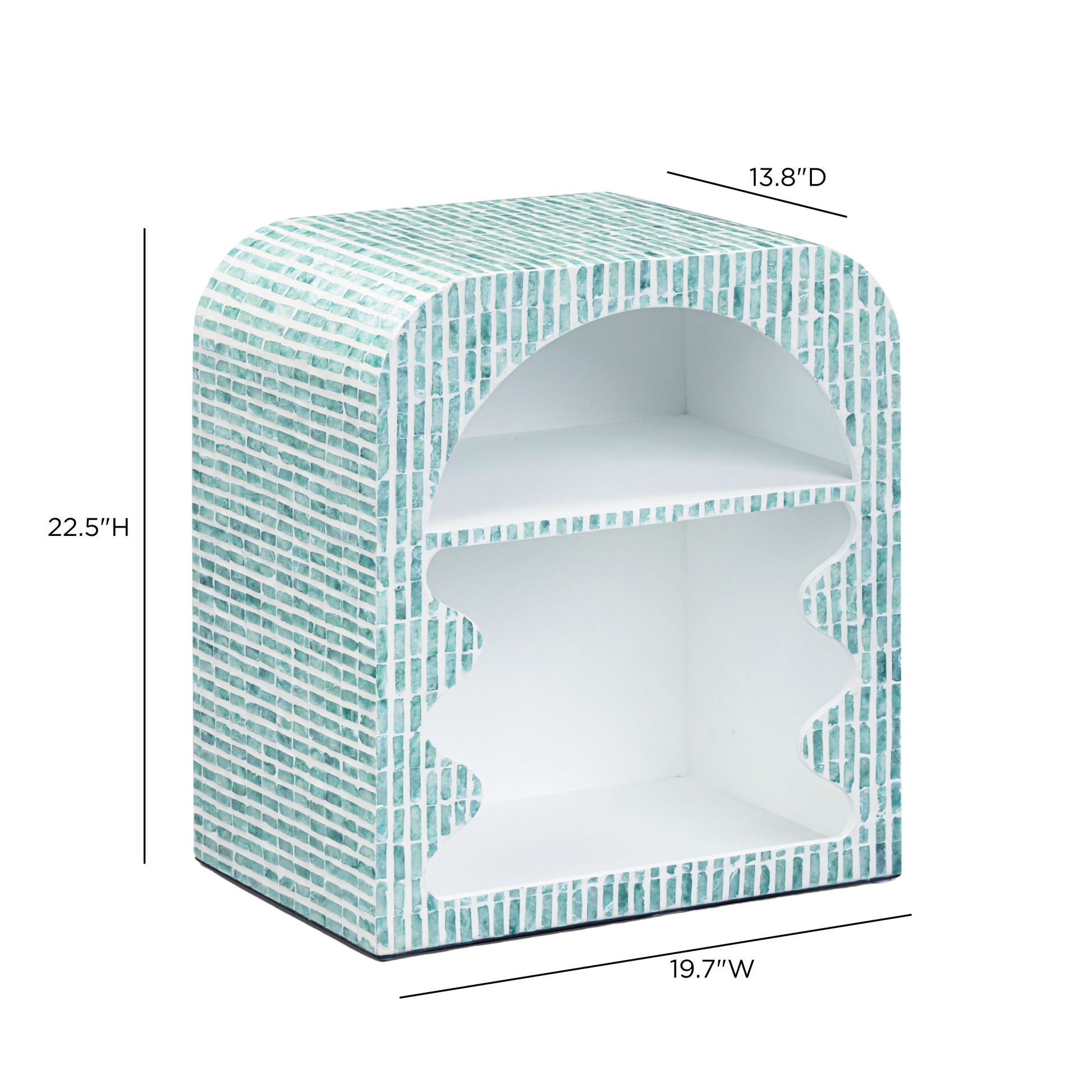 Jess 20" Capiz Shell Nightstand - Image 7