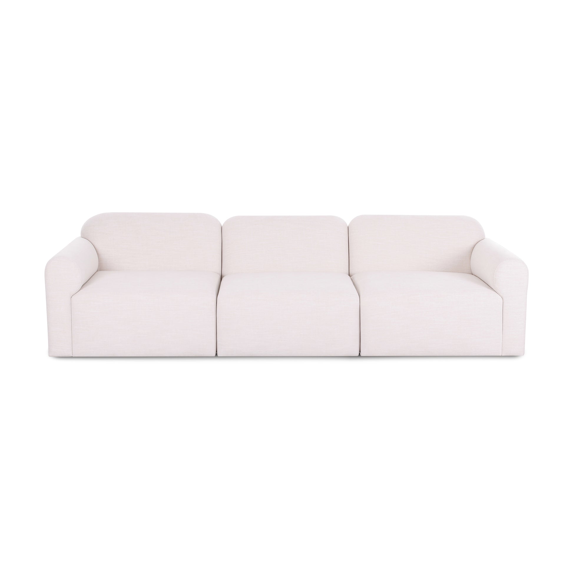 Gorge 116" Modular Sofa - Cream - Image 1