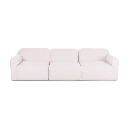 Gorge 116" Modular Sofa - Cream - Image 1