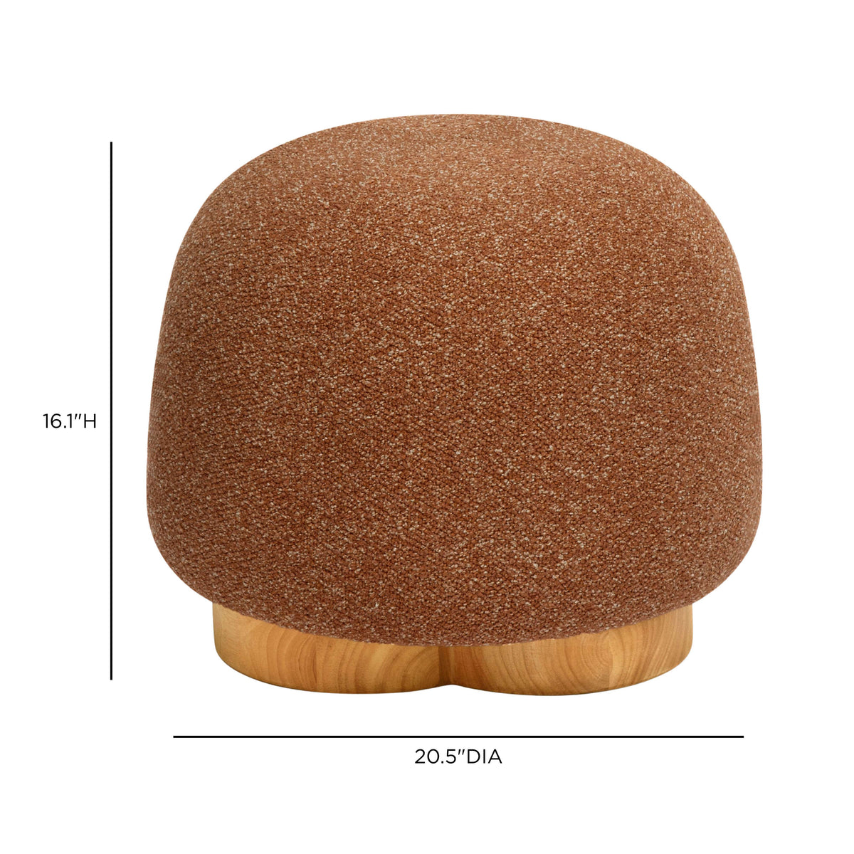 Oopa Swivel Ottoman - Bronze - Image 7