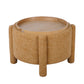 Bellamy Railroad Chenille Storage Stool With Reversible Tray Top - Curry - Image 4
