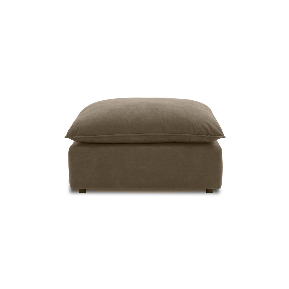 Cali Ottoman - Chocolate Brown - Image 3