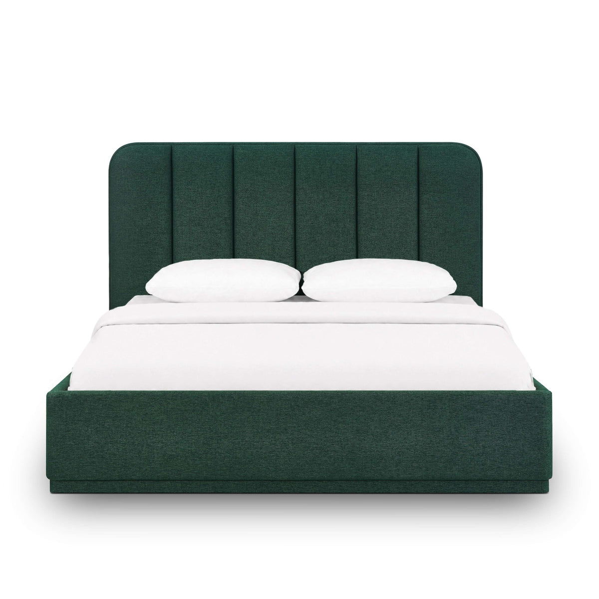 Parker Bed - Forest Green / King - Image 1