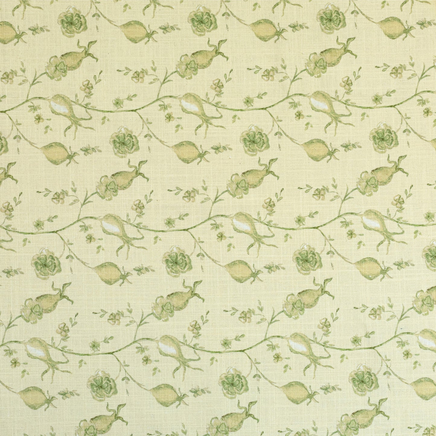 Dolce Natural Cotton Table Cloth - Olive Green / 70
