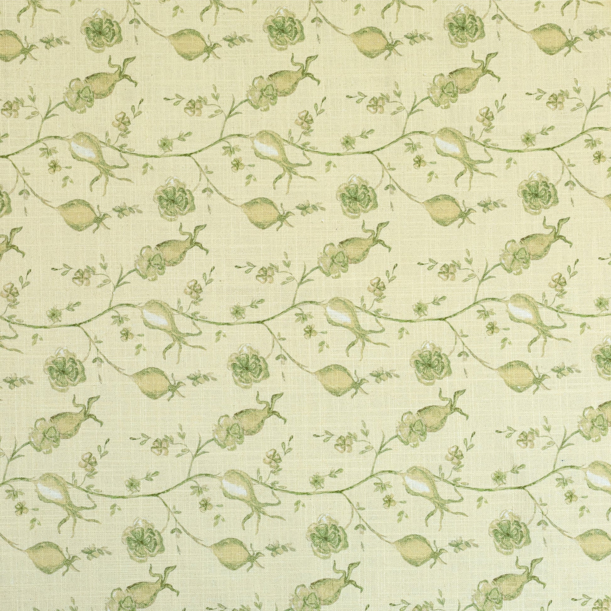 Dolce Natural Cotton Table Cloth - Olive Green / 70" x 140" - Image 2