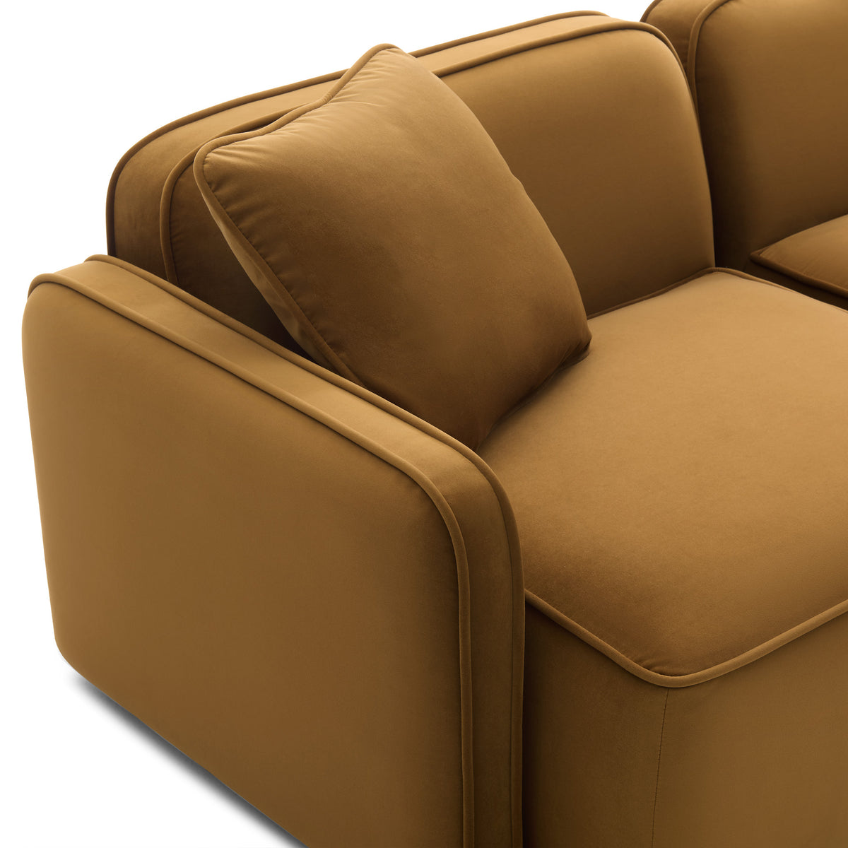 Travie 5-Piece Modular L-Sectional - Honey - Image 4