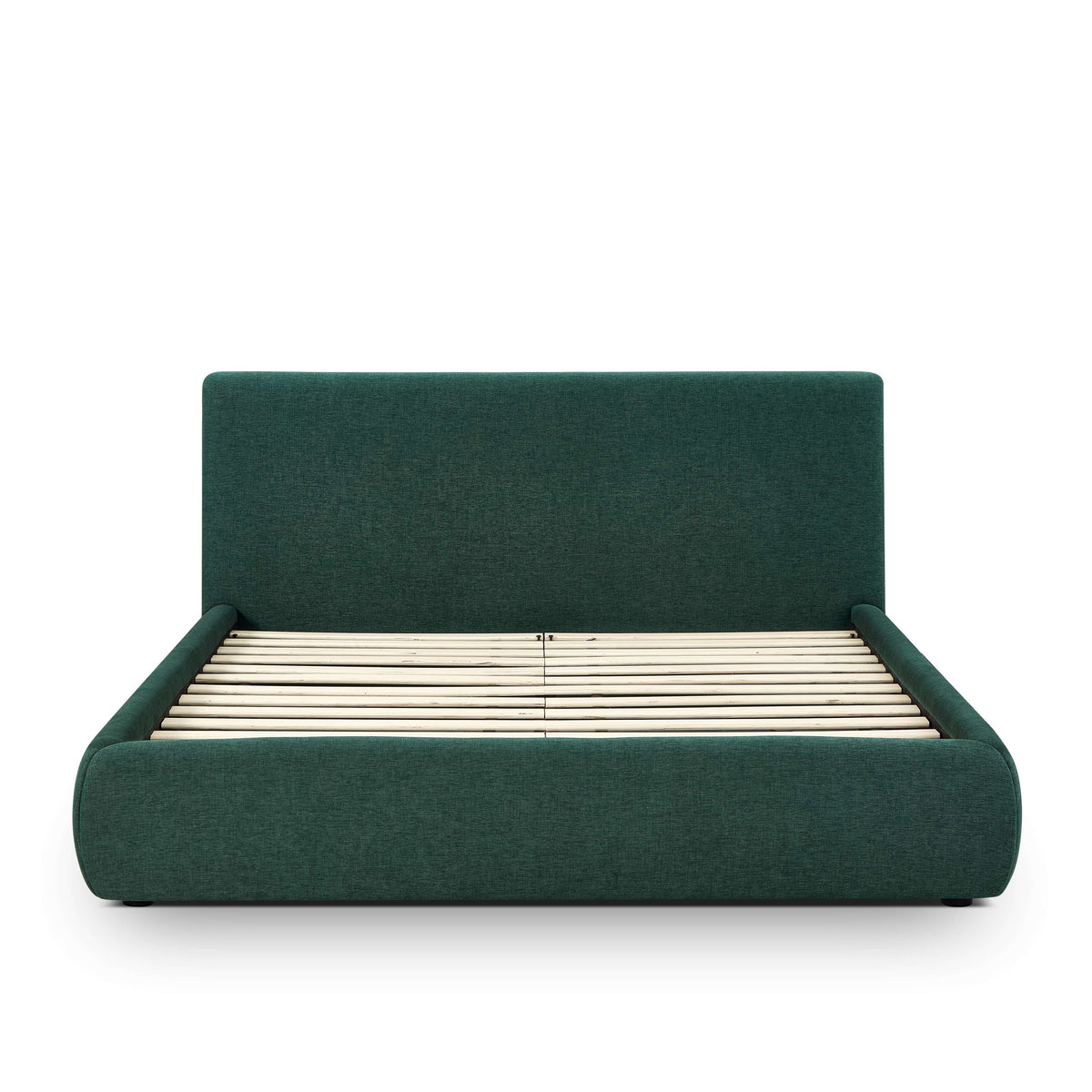 Isla Upholstered Bed - Forest Green / Queen - Image 5