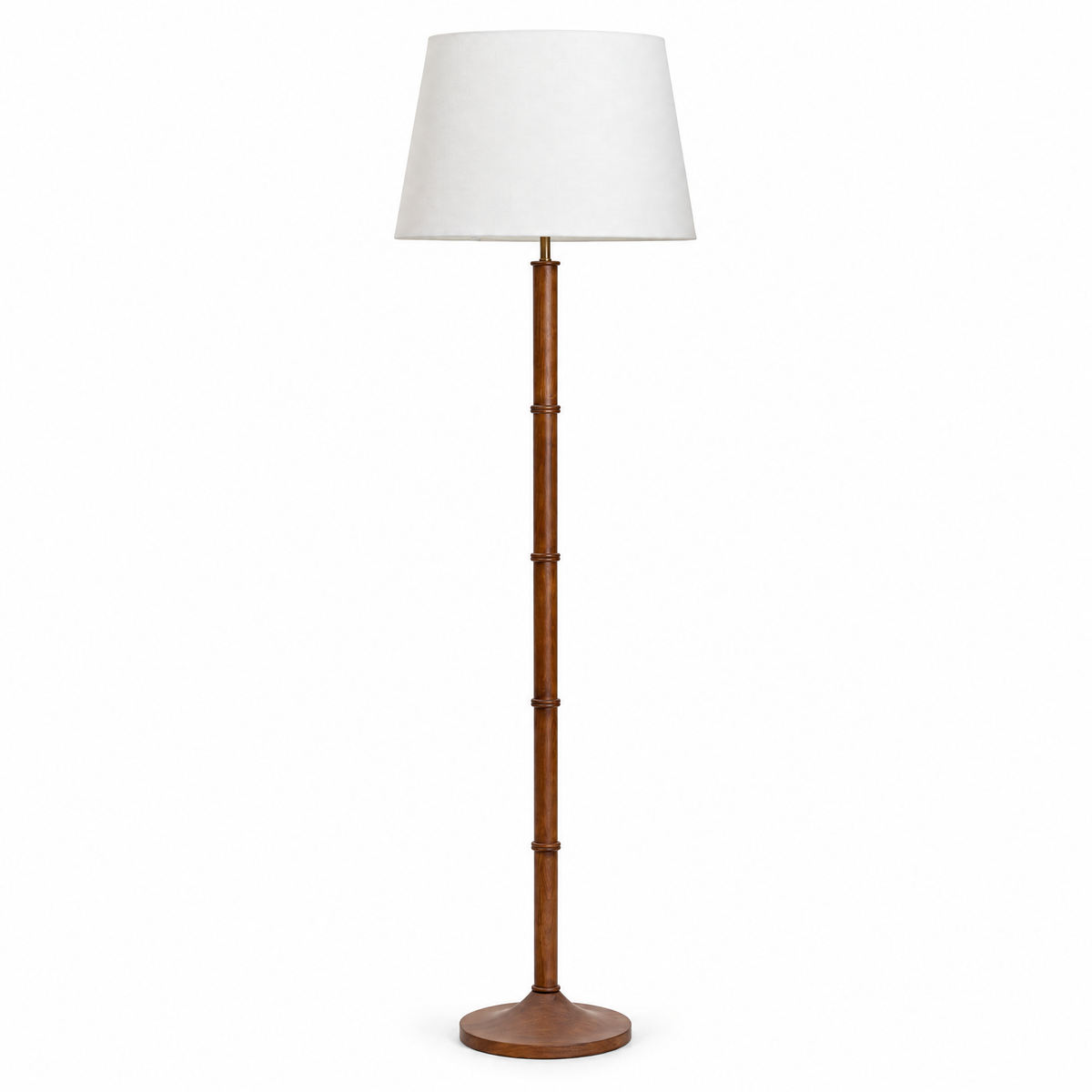Babou Dark Wood Floor Lamp - Image 1