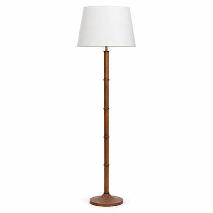 Babou Dark Wood Floor Lamp - Default Title - Image 1