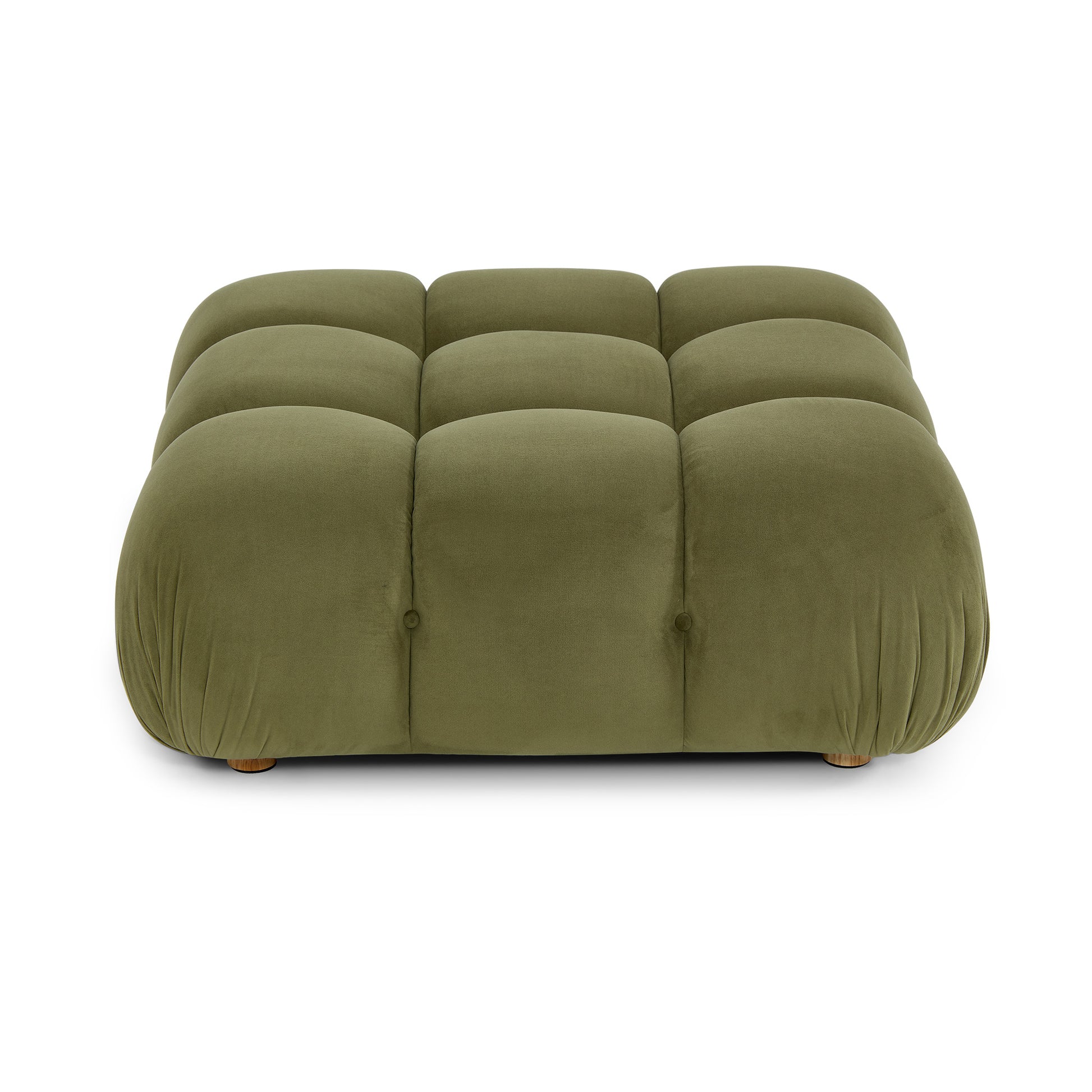 Calliope Performance Modular Ottoman - Olive Green - Image 2