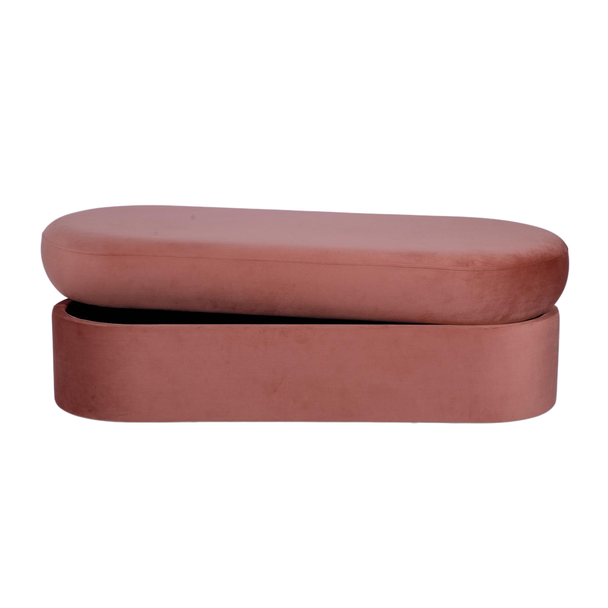 Andrea Performance Velvet Storage Bench (31