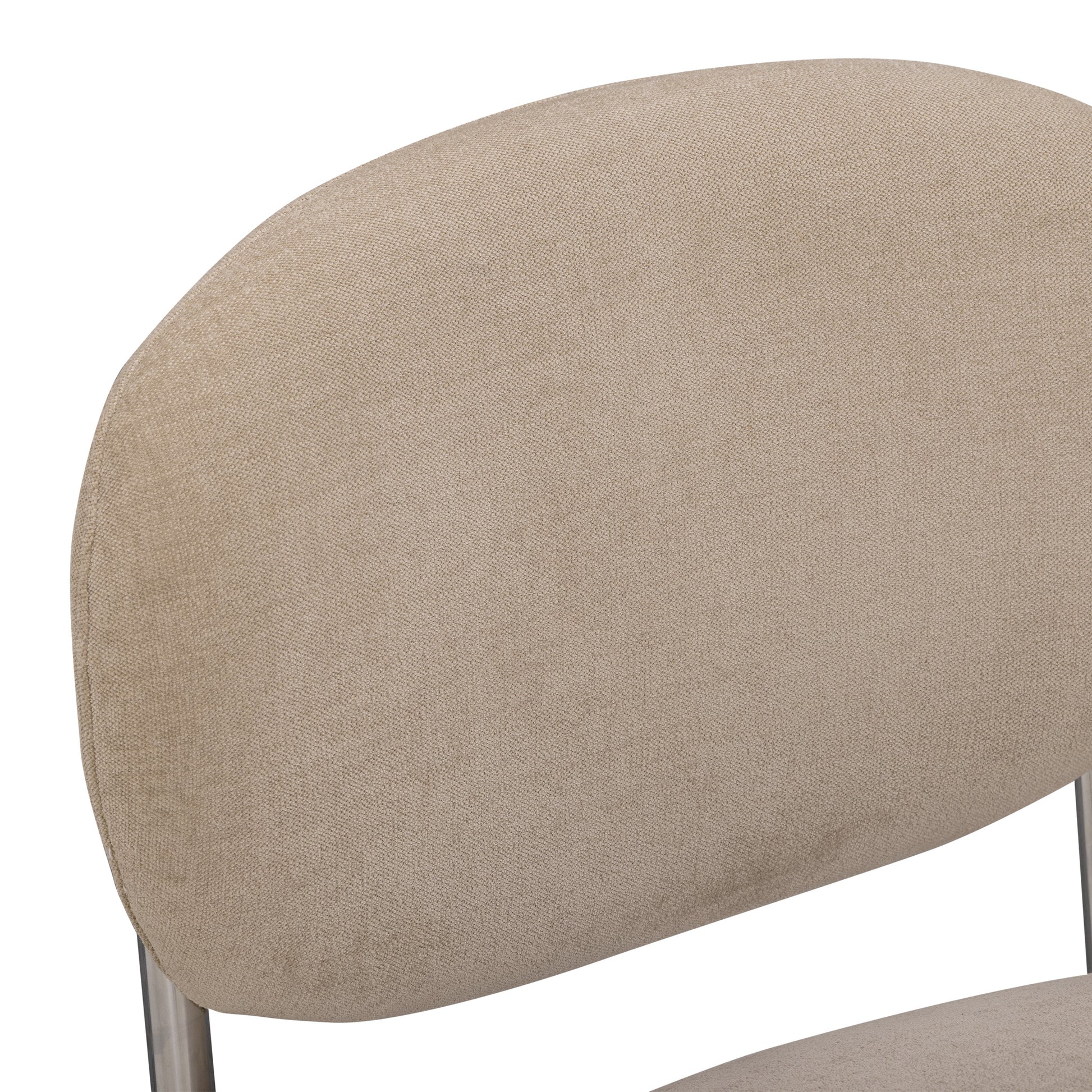 Becky Performance Chenille Chair - Stone - Image 6