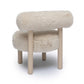 Carmel Contract-Grade Vegan Shearling Accent Chair - Natural - Image 4
