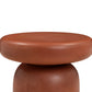 Lydia Concrete Indoor/Outdoor Side Table - Red - Image 4