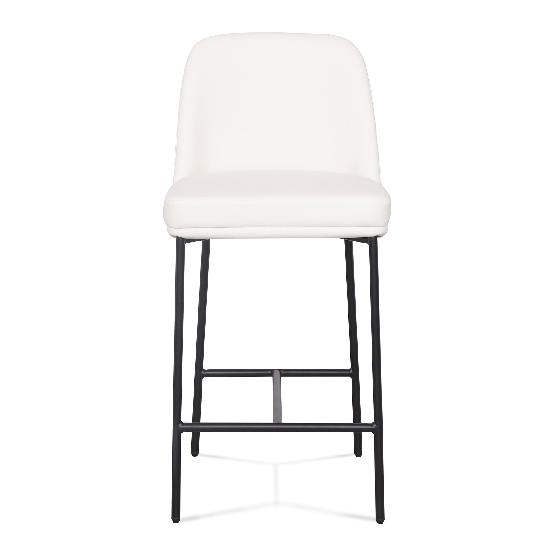 Sydney Performance Vegan Leather Counter Stool - Set of 2 - Cream - Image 3