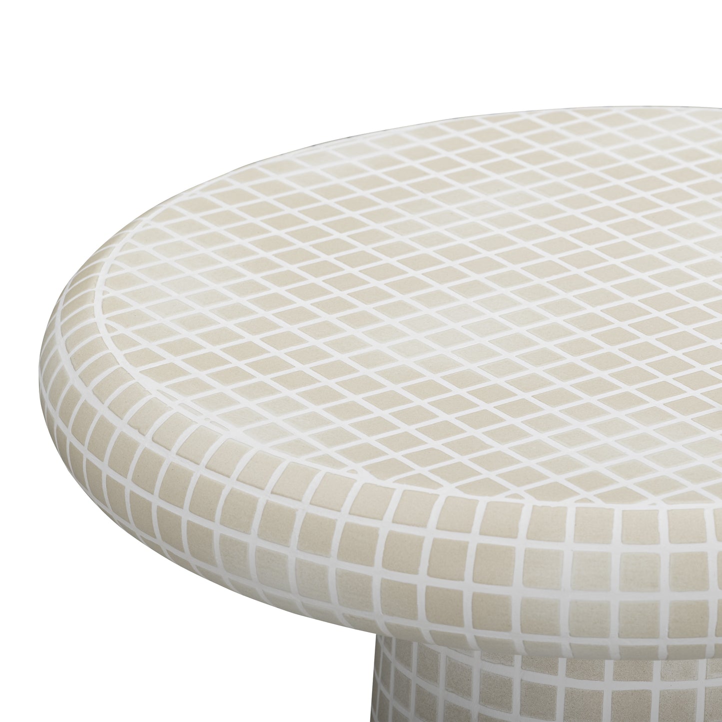 Monica Tiled Pattern Indoor/Outdoor Side Table - Image 4