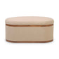 Olivier 41" Oval Storage Ottoman - Ivory - Image 4