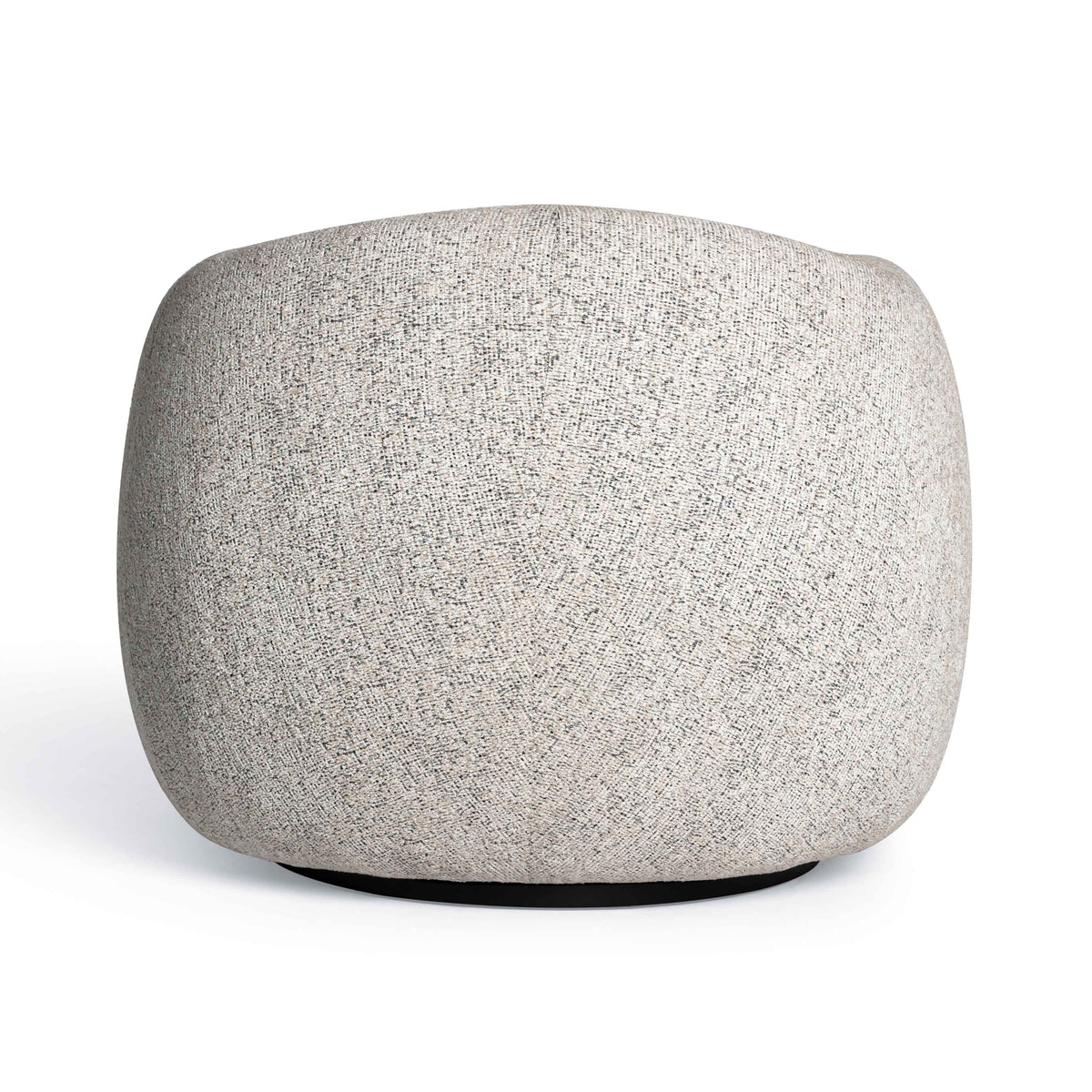 Judy Swivel Accent Chair - Black and White - Image 5