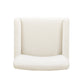 Crawley Performance Linen Chenille Dining Chair - Cotton White - Image 5