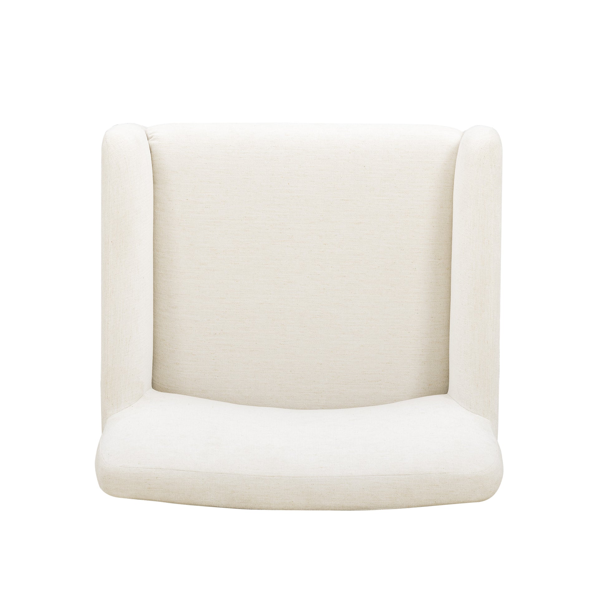 Crawley Performance Linen Chenille Dining Chair - Cotton White - Image 5