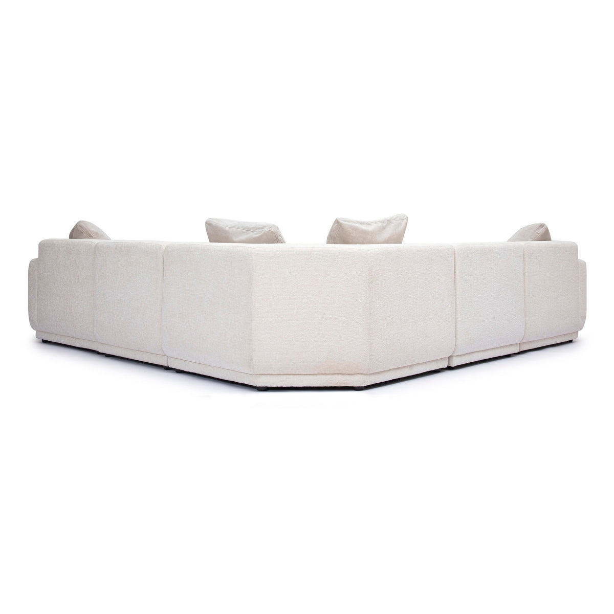Perry 5-Piece Modular L-Sectional - Cream - Image 5