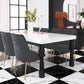 Beatrix Performance Velvet Dining Chair - Grey - Image 7