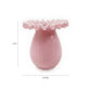Ruff Pink Glass Vase - Image 3