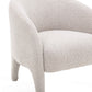 Kris Accent Chair - Warm Grey - Image 6