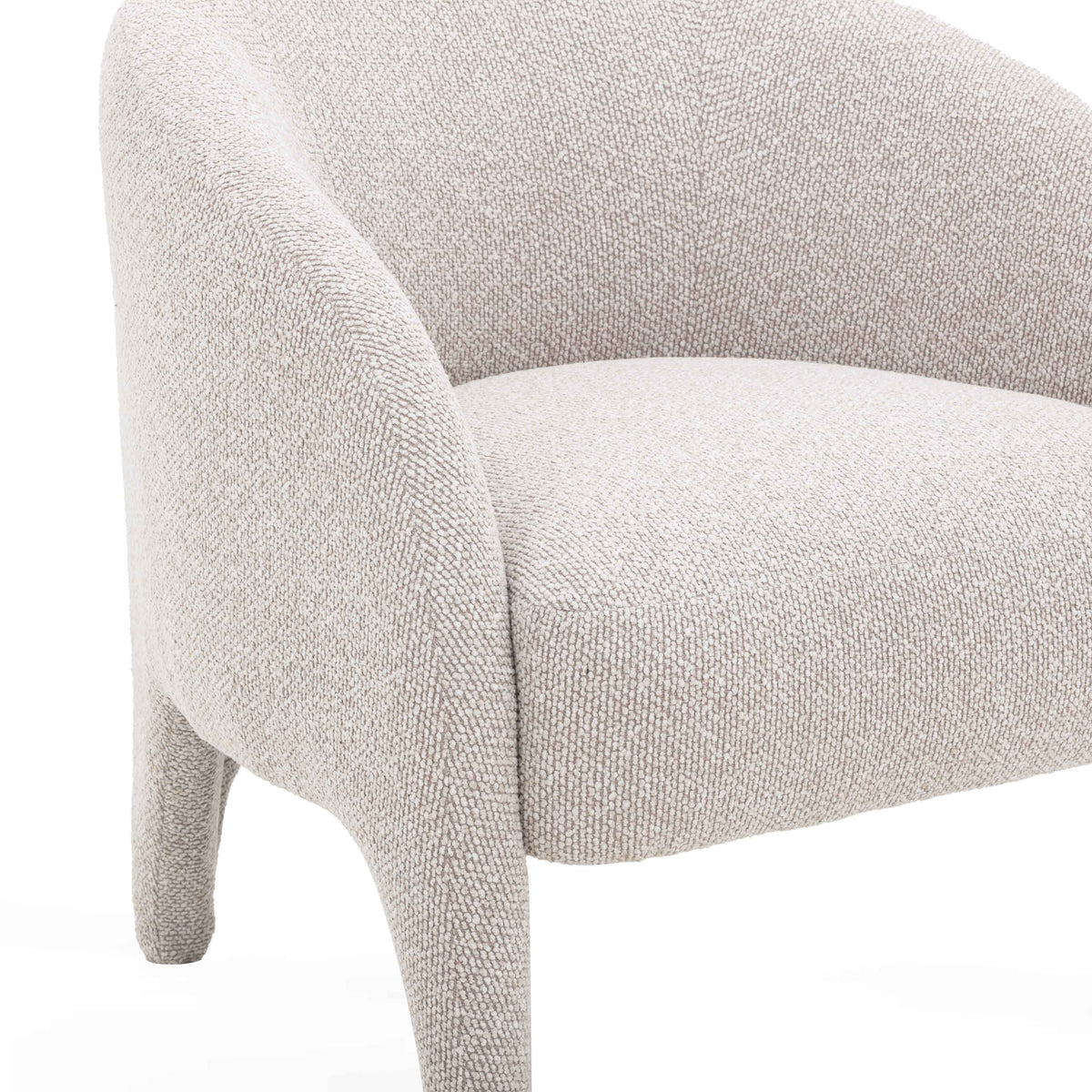 Kris Accent Chair - Warm Grey - Image 6