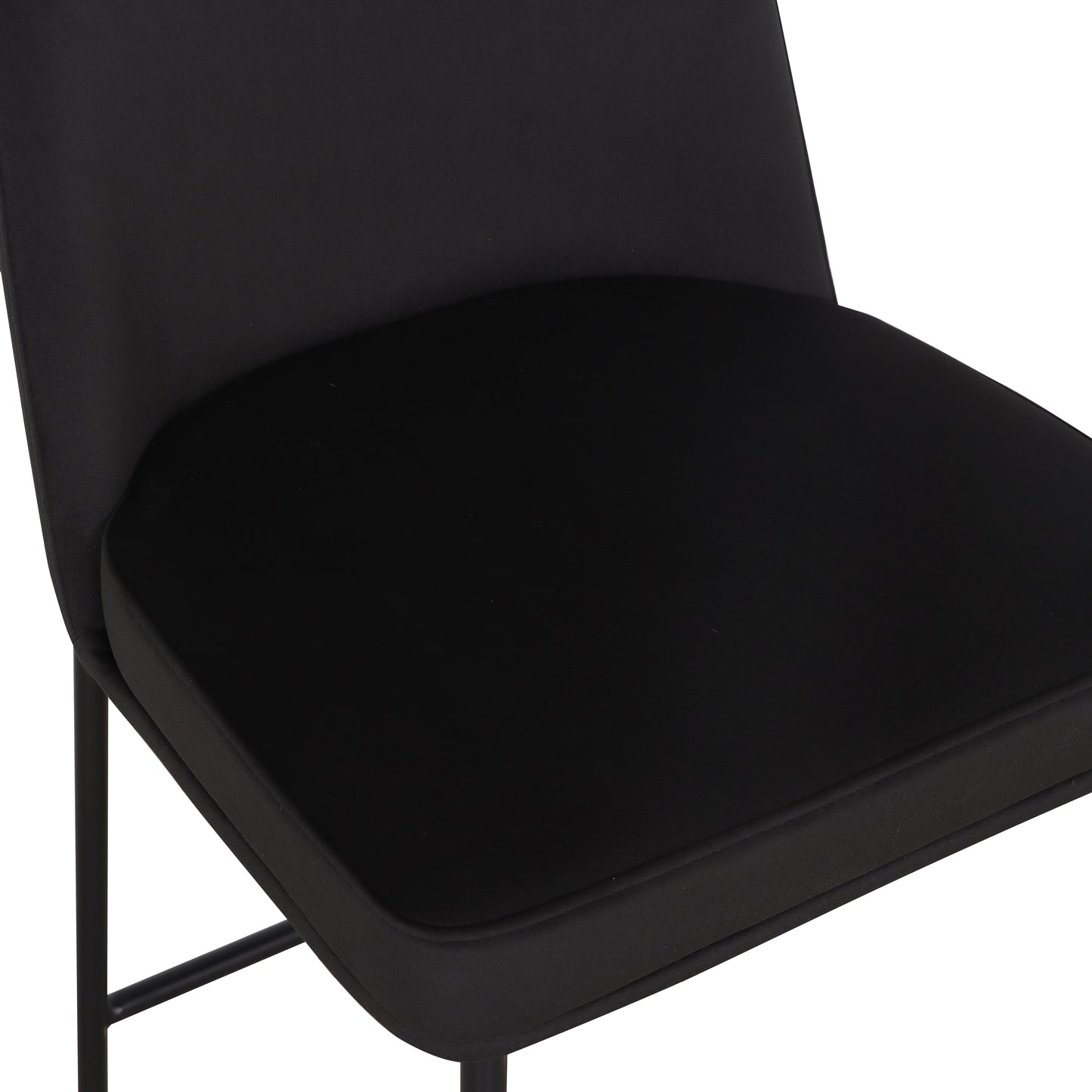 Sydney Performance Velvet Counter Stool Set of 2 - Black - Image 5