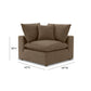 Cali Modular Corner Chair - Chocolate Brown - Image 7